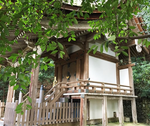 京都・月読神社の本殿