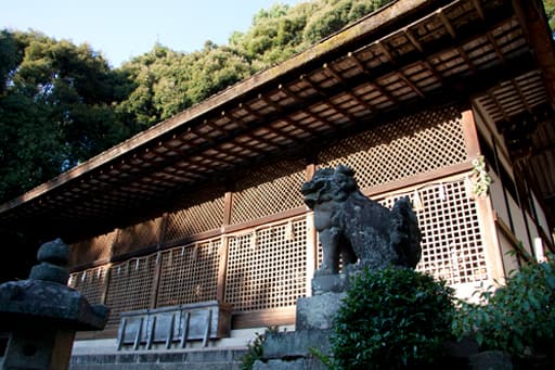 京都　宇治上神社の本殿
