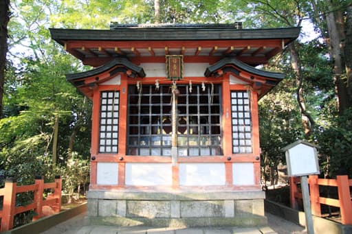京都　八坂神社境内の日吉社