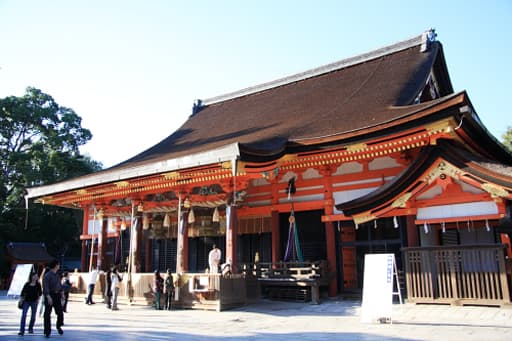 京都　八坂神社の本殿