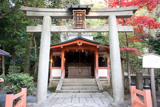 京都　八坂神社境内の大田神社・白髪神社